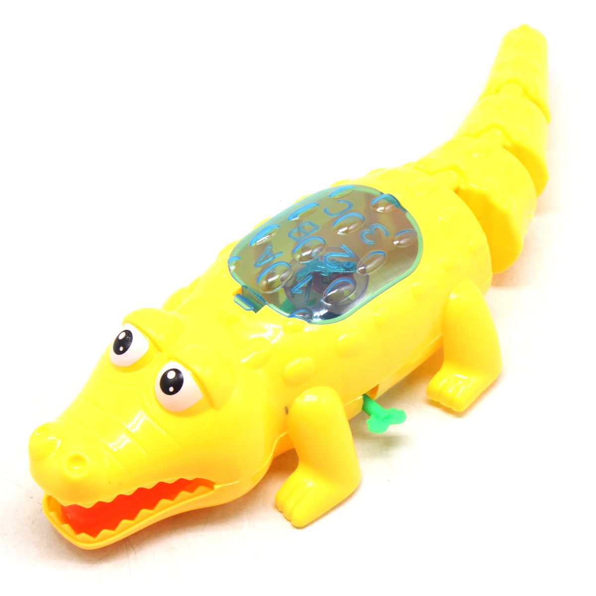 Заводна іграшка "Крокодил", 31 см (жовтий)