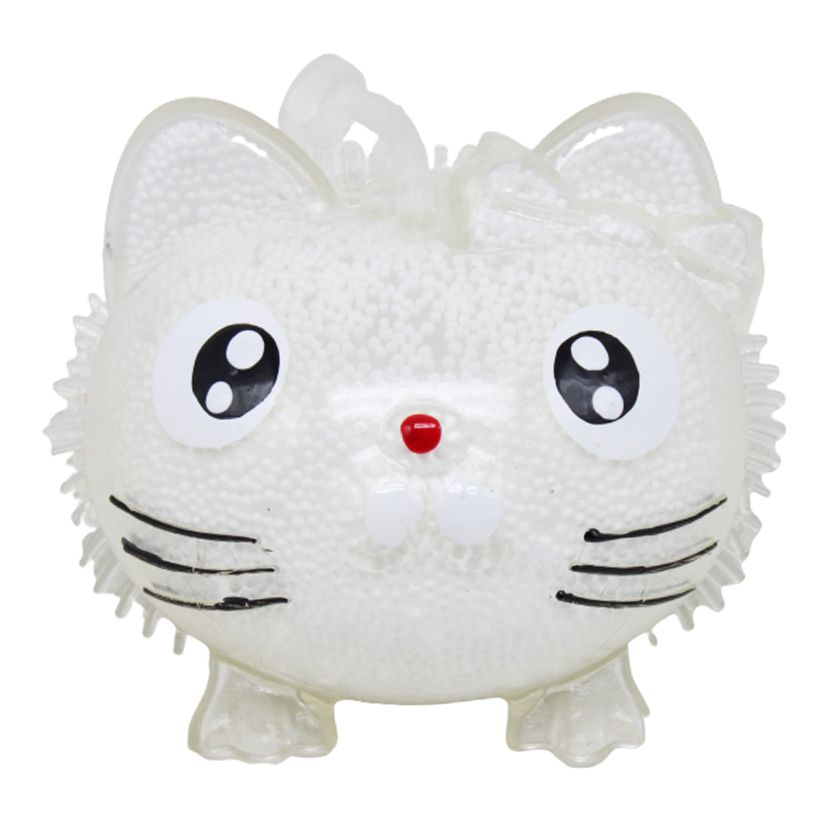 Антистрес іграшка зі світлом "Кітті" біла