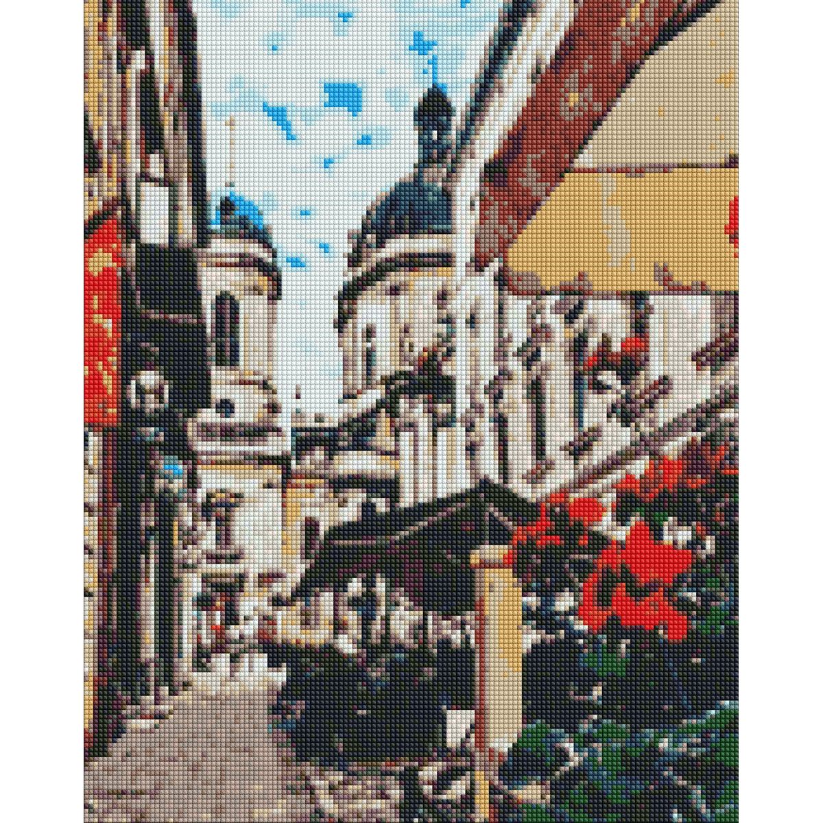 Алмазна мозаїка "Чарівний Львіів" 40х50см  фото 1