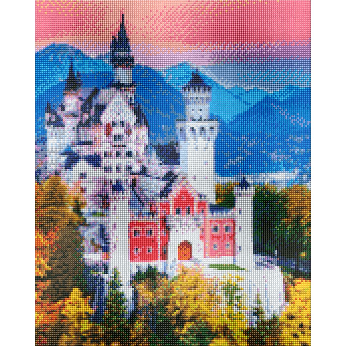 Алмазна мозаїка "Казкова Німеччина" 40х50см