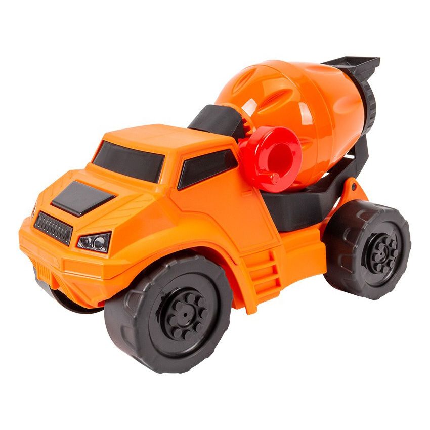 Машинка пластиковая "Автомиксер", оранжевый