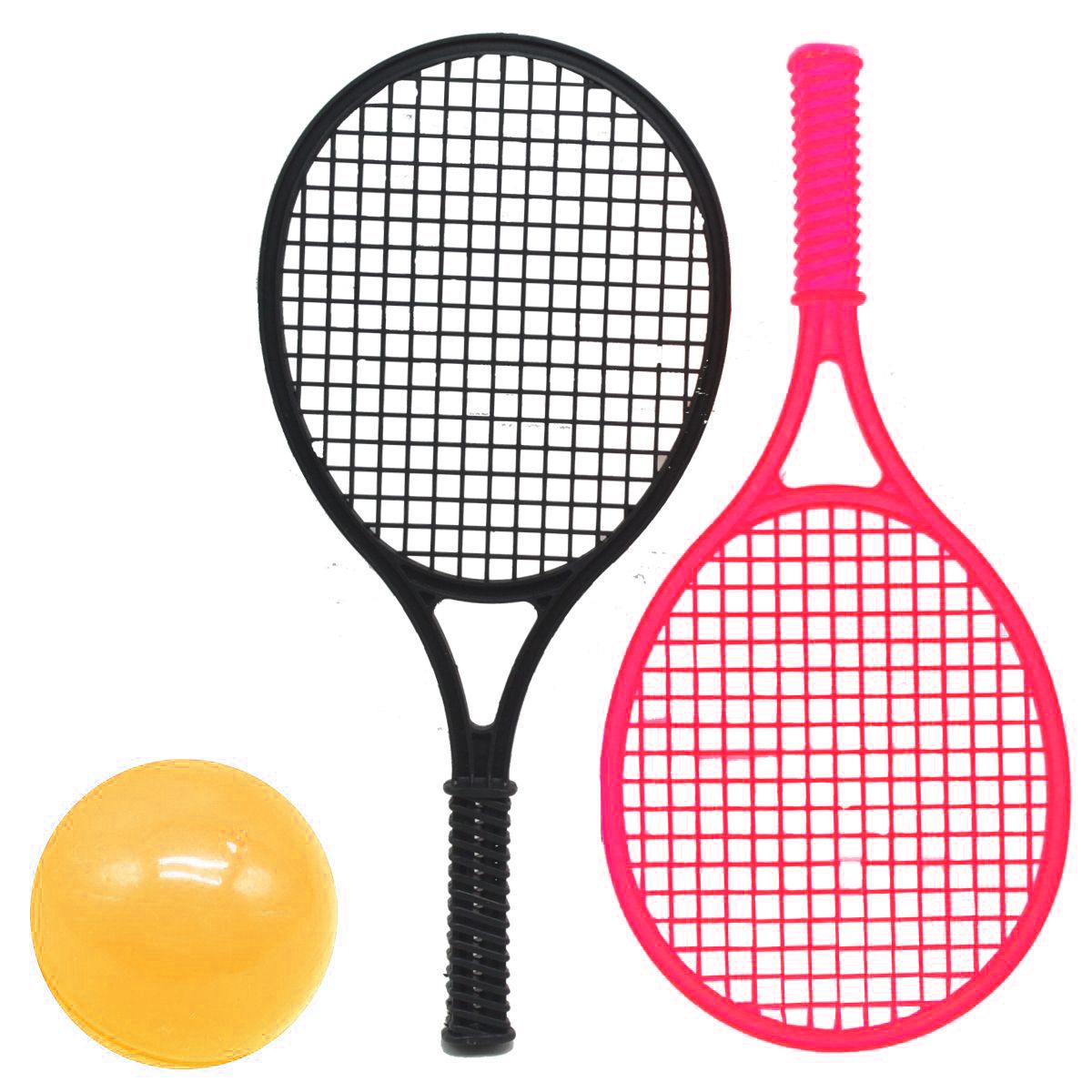 Набор для тенниса (2 ракетки и мячик), розовый