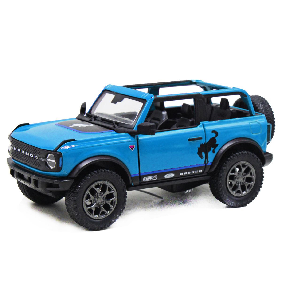 Машинка KINSMART "Джип Ford Bronco (open top)", синій