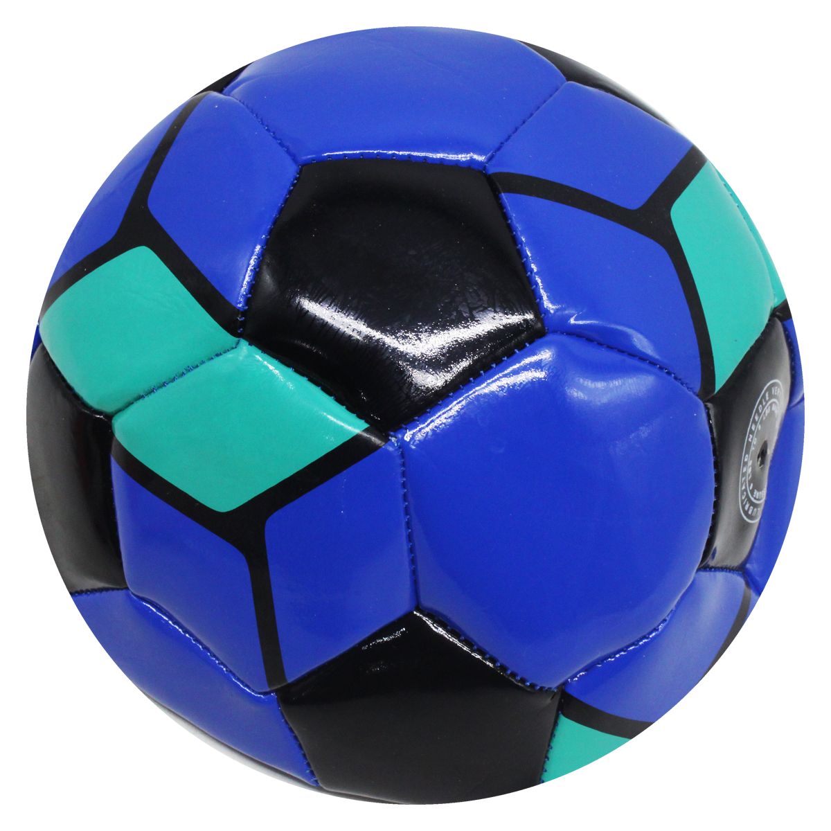 Мʼяч футбольний дитячий №5, синій (PVC)