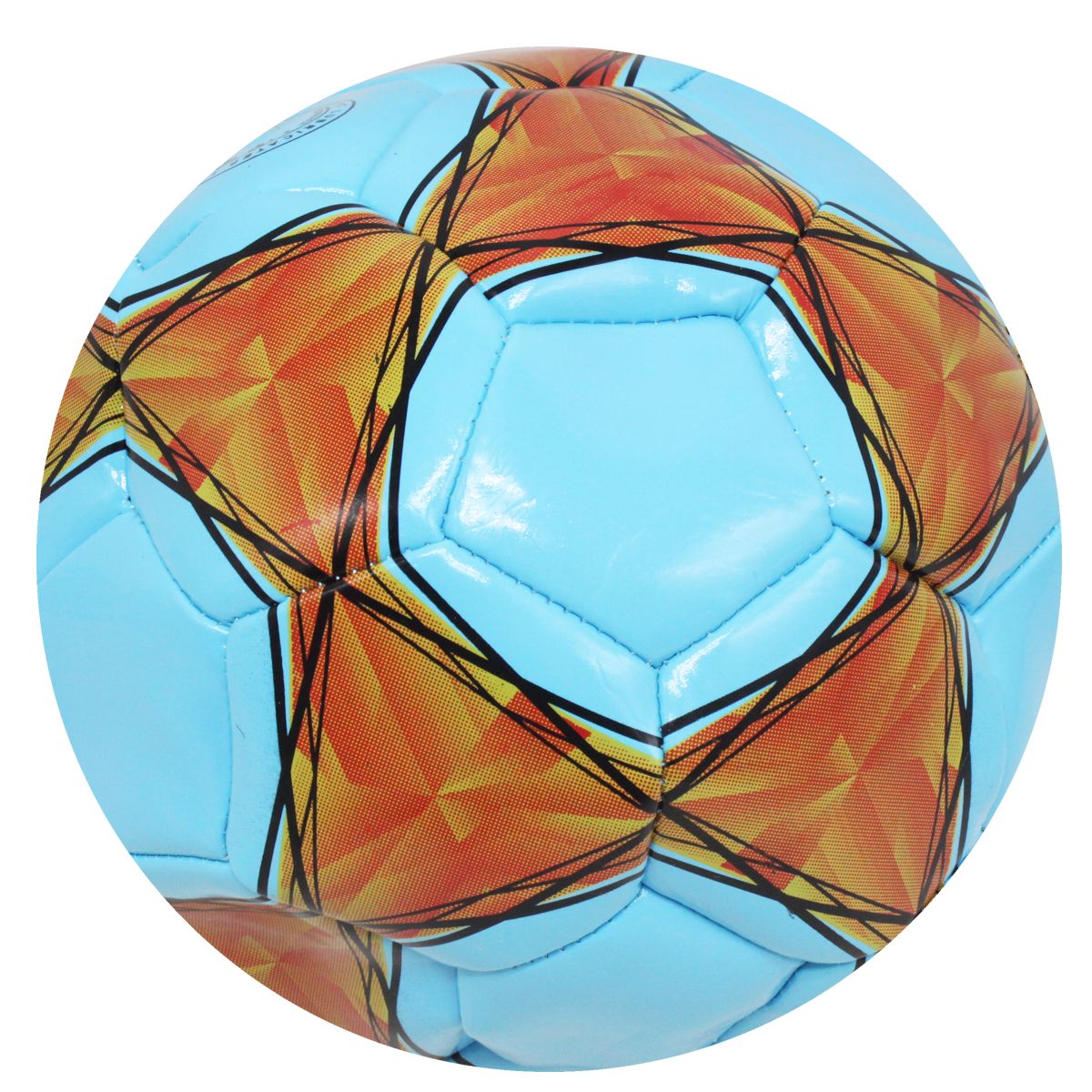 Мʼяч футбольний дитячий №5, блакитний (PVC)