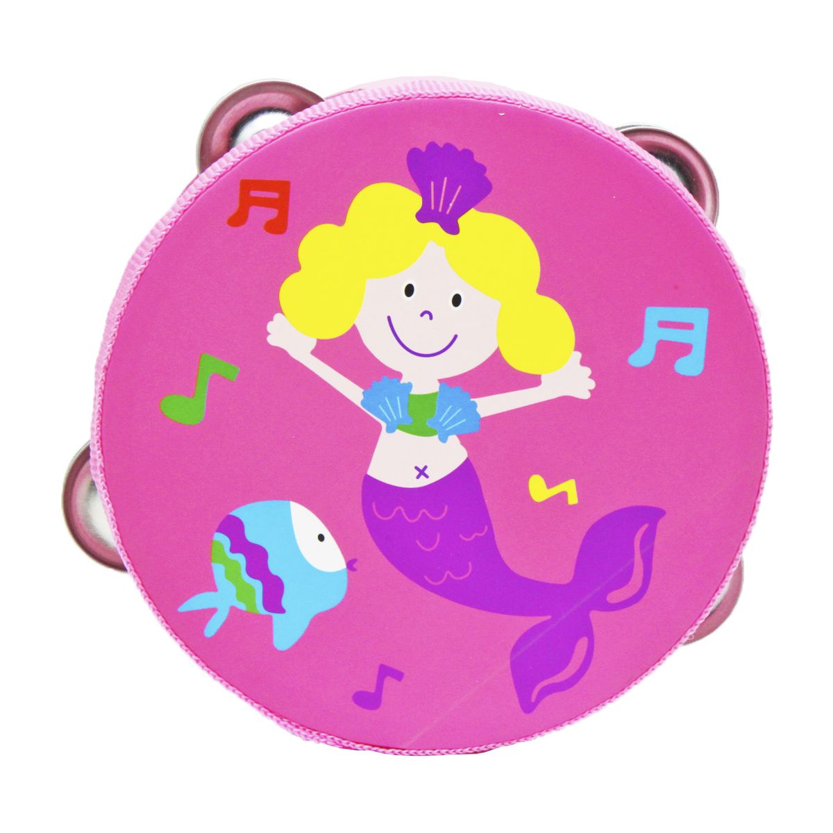 Деревʼяна музична іграшка "Бубон" (рожевий)