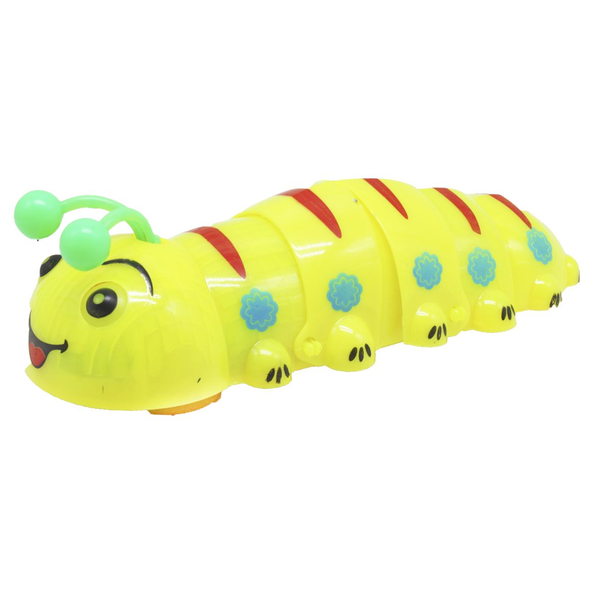 Музыкальная игрушка "Гусеница" (25 см), желтая