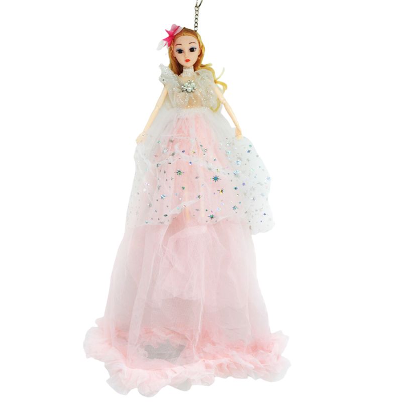 Лялька в бальній сукні "Зірки", персикова