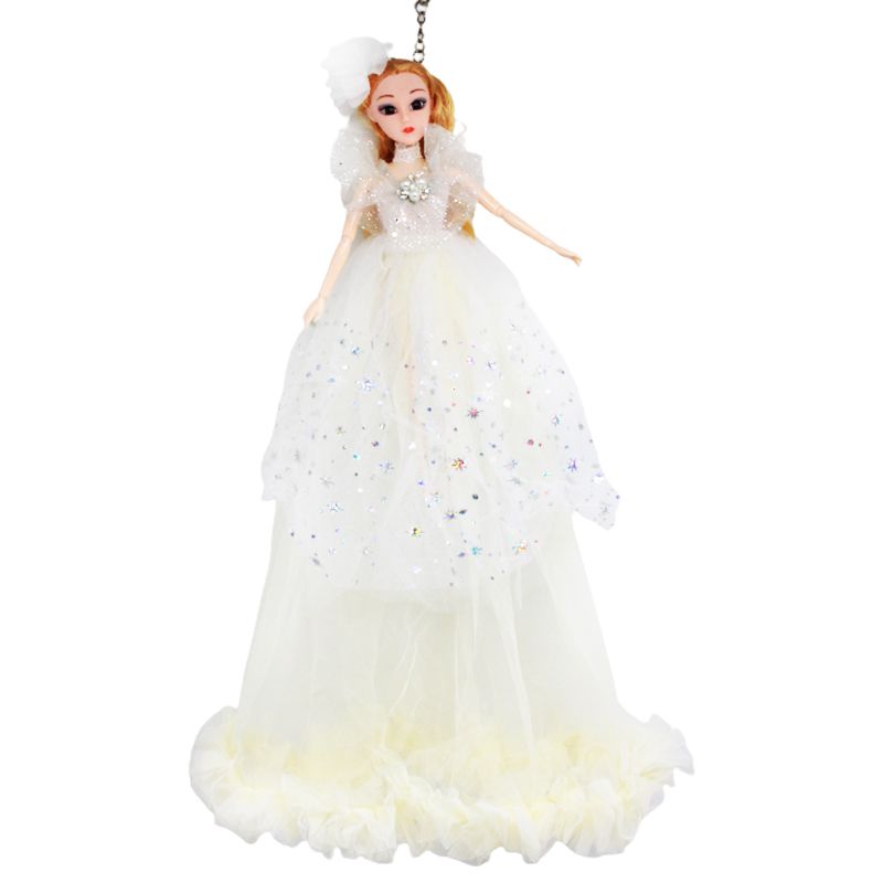 Кукла в бальном платье "Звезды", кремовая