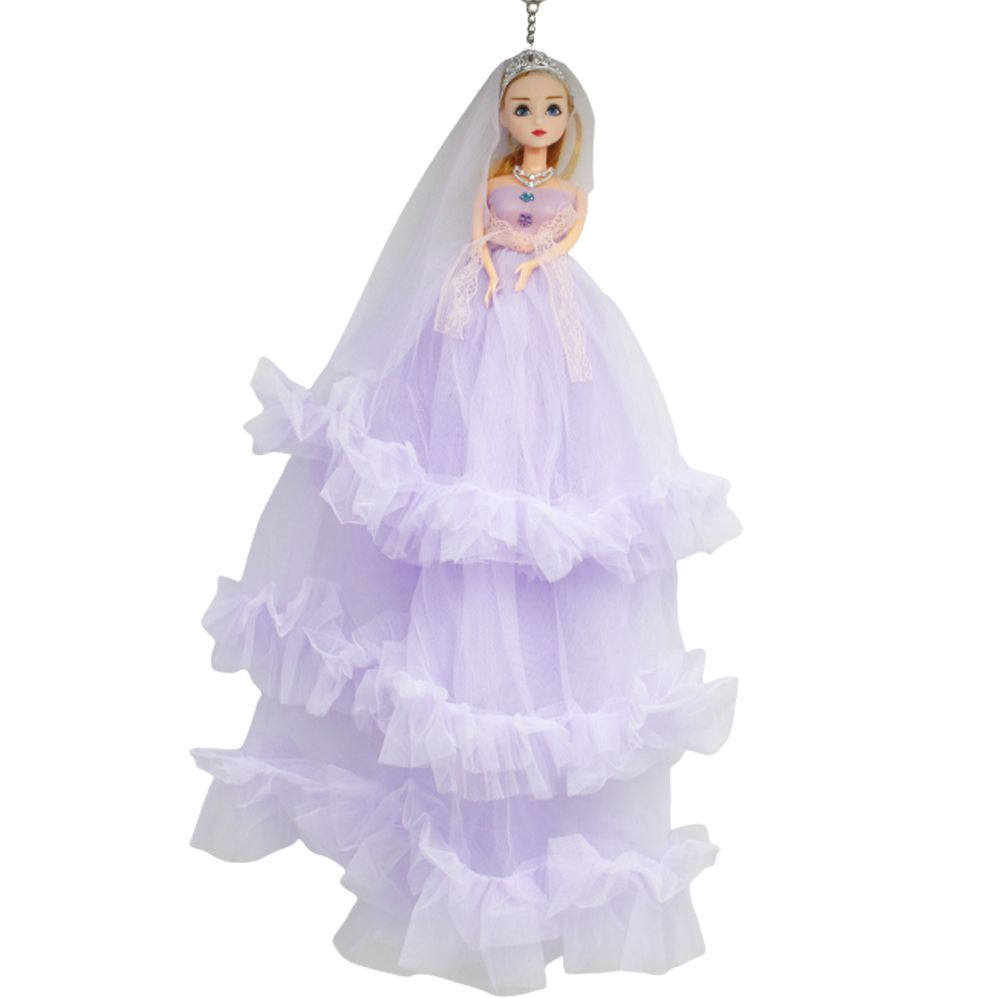 Кукла в длинном платье "Невеста", сиреневый
