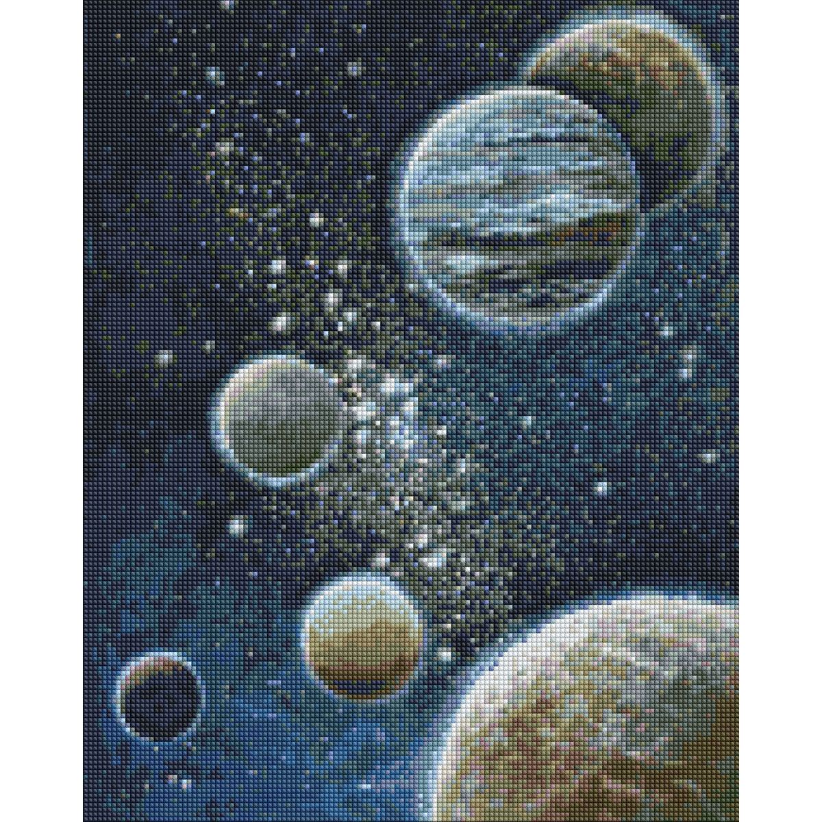 Алмазна мозаїка "Незвіданий космос" 40х50см  фото 1