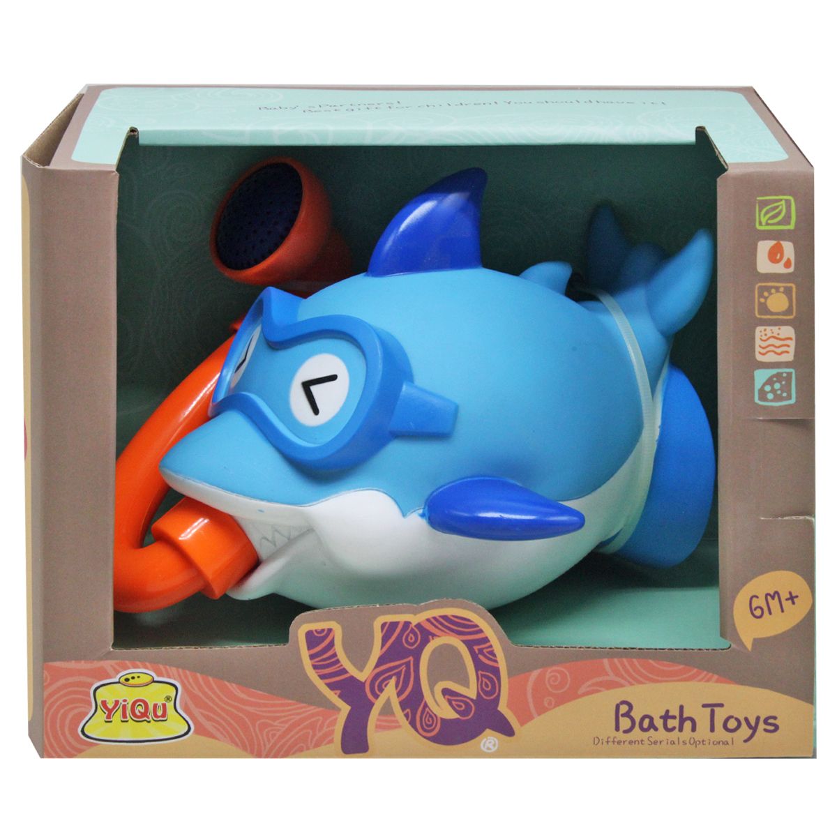 Іграшка для ванни "Акула-аквалангіст"