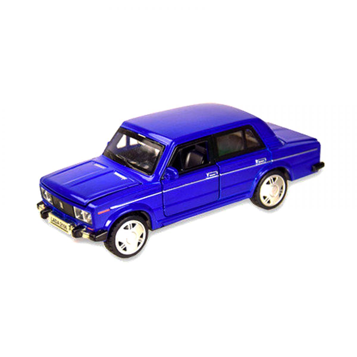 Уцінка.  Машинка інерційна "ВАЗ 2106" із серії "Автопром" (синя) - маленькі потертості упаковки