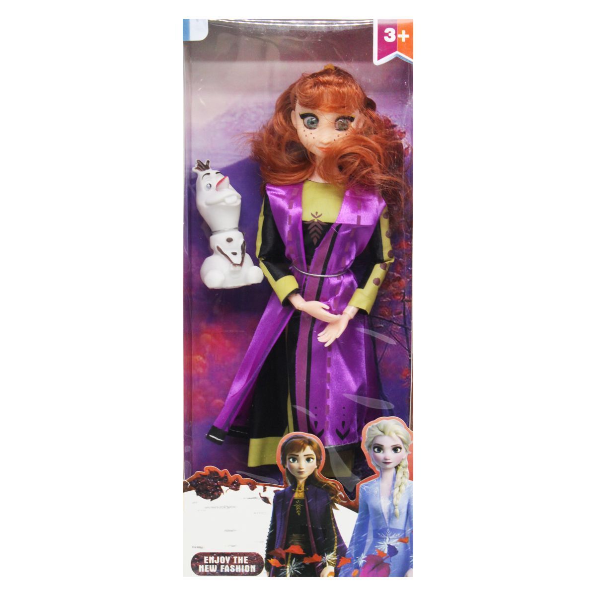 Уцінка.  Лялька "Frozen: Анна" - відбита рука у ляльки, сніговик погано промальований