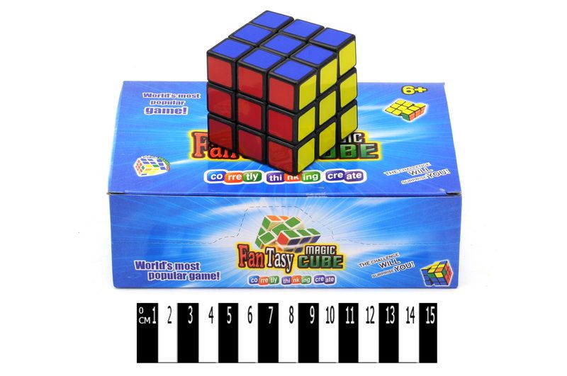 Уценка.  Кубик Рубика (3 х 3 х 3) - не хватает одного кубика , мелкие потертости