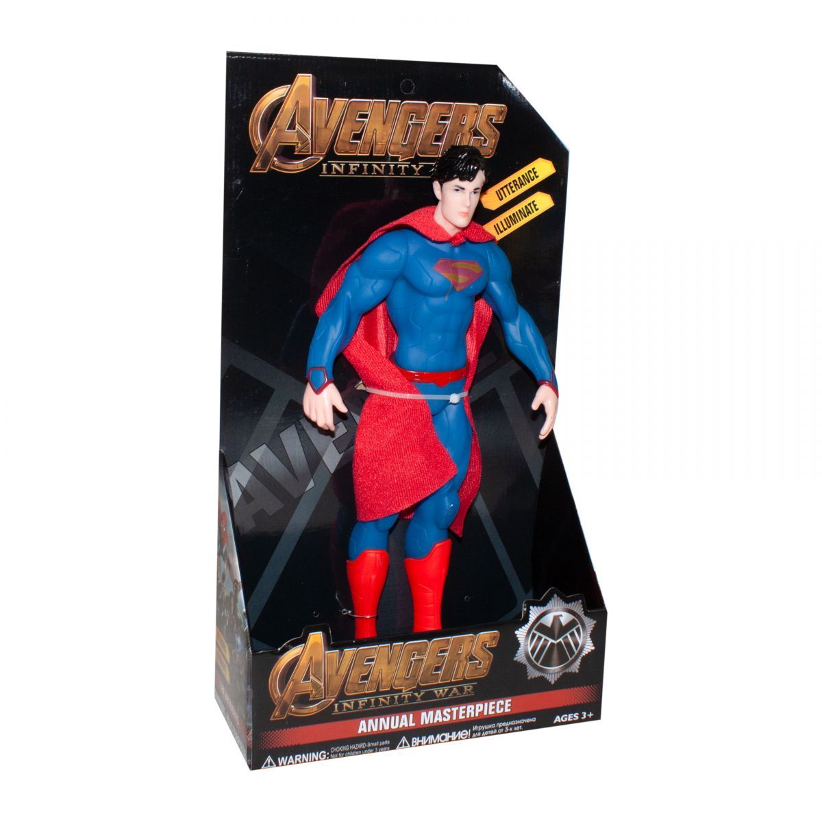 Уцінка.  Фігурка супергероя "Супермен" пляма фарби на грудній клітці