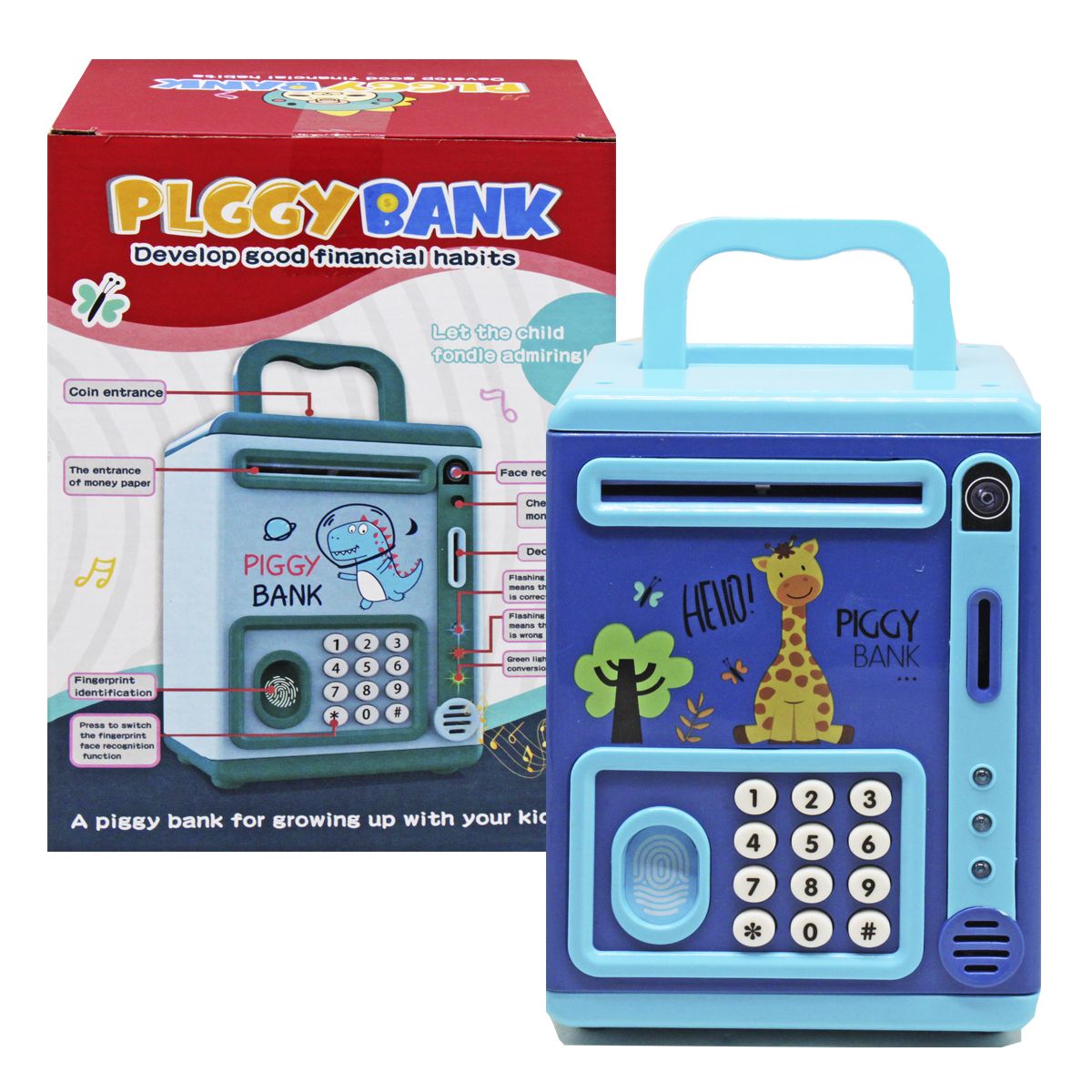 Скарбничка-сейф "Piggy Bank" зі світлом та звуком