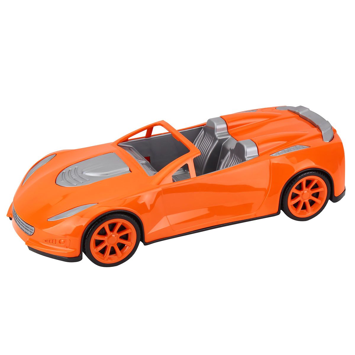 Пластиковая машинка "Кабриолет", оранжевый