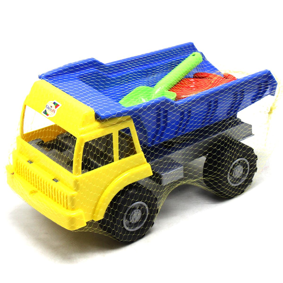 Машинка "Самоскид Піщаний" з пісочним набором (жовтий+синій)