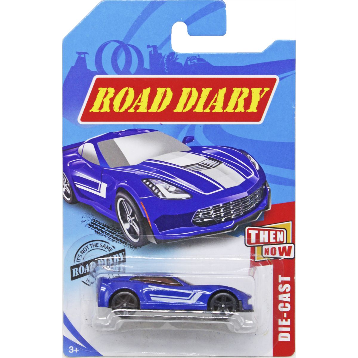 Машинка металева "Road Diary" (синя)
