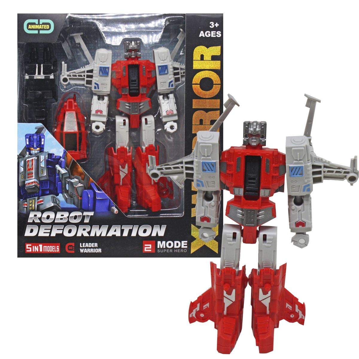 Трансформер "Robot Deformation", червоний