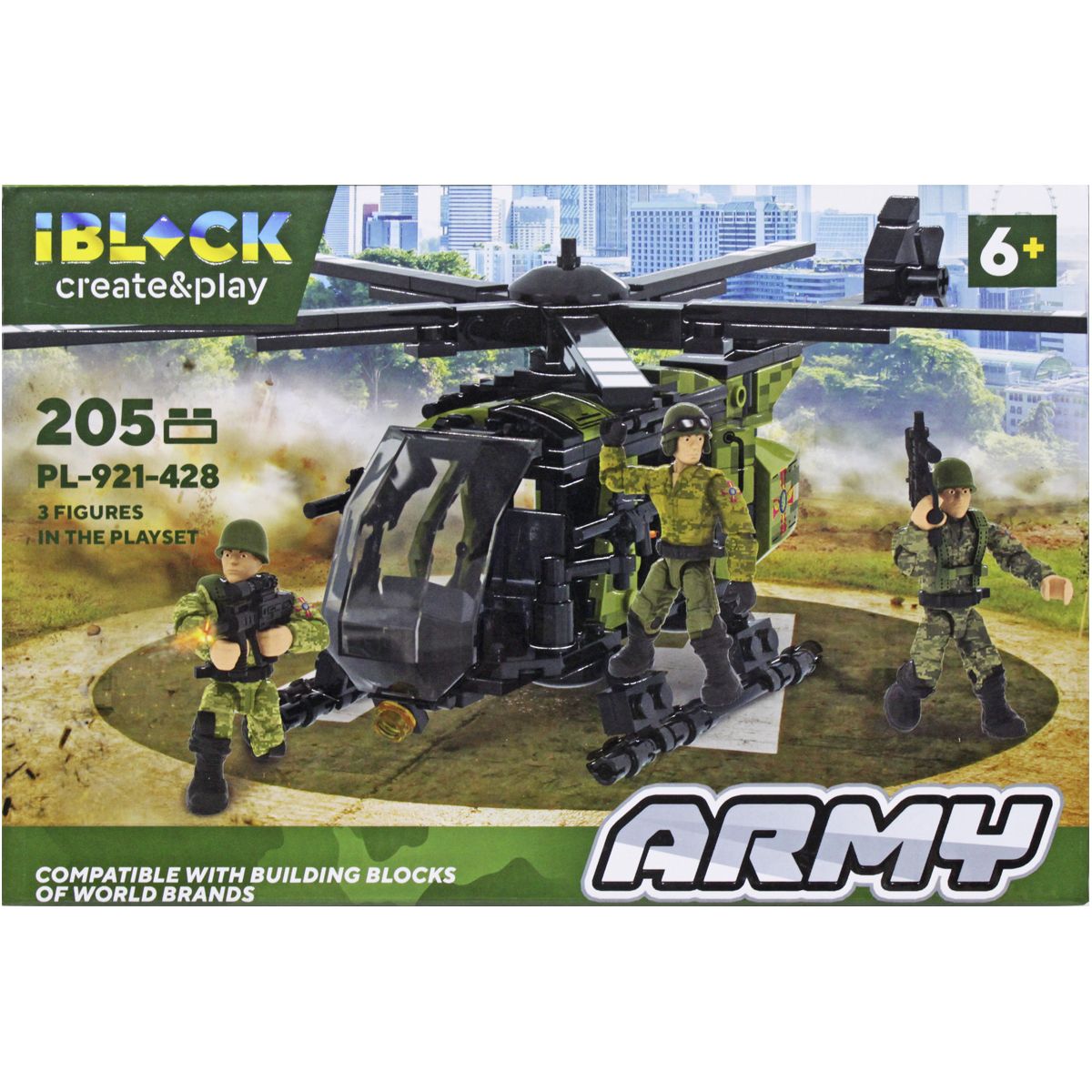 Конструктор "Армія: Геликоптер", 205 дет.