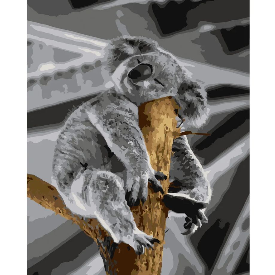 Картина по номерам "Сонная коала" ★★★