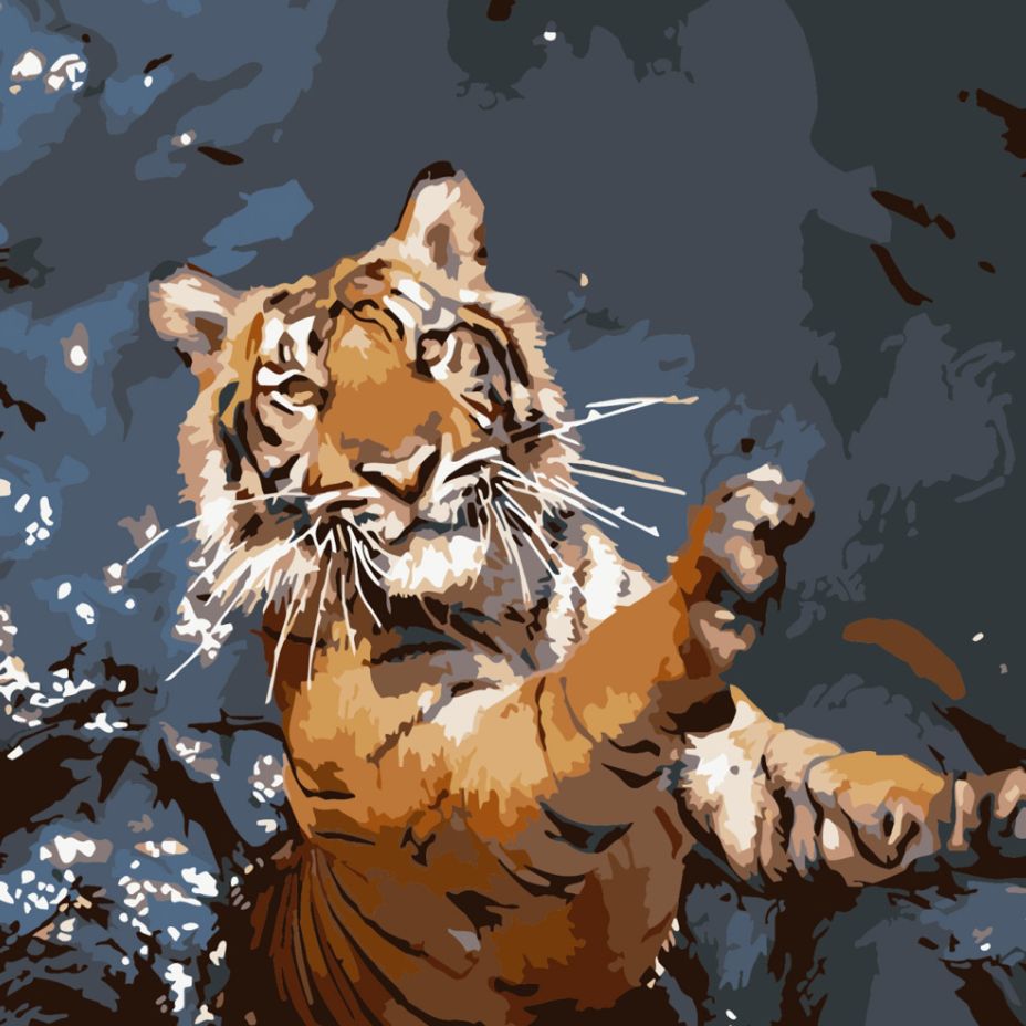 Картина за номерами "Тигр-ловець" ★★★★