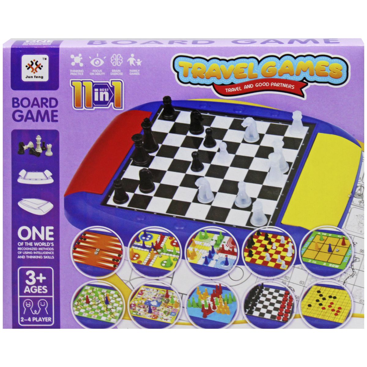 Игровой набор 11 в 1 "Travel games"