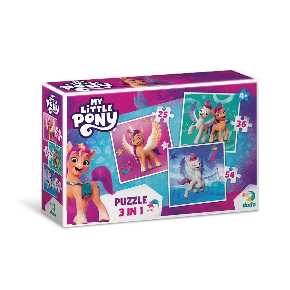 Пазл 3 в 1 «My Little Pony»  фото 1