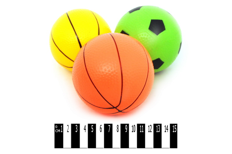 М`яч  (3 в 1)  YT017A р. 12х12 см. /360/