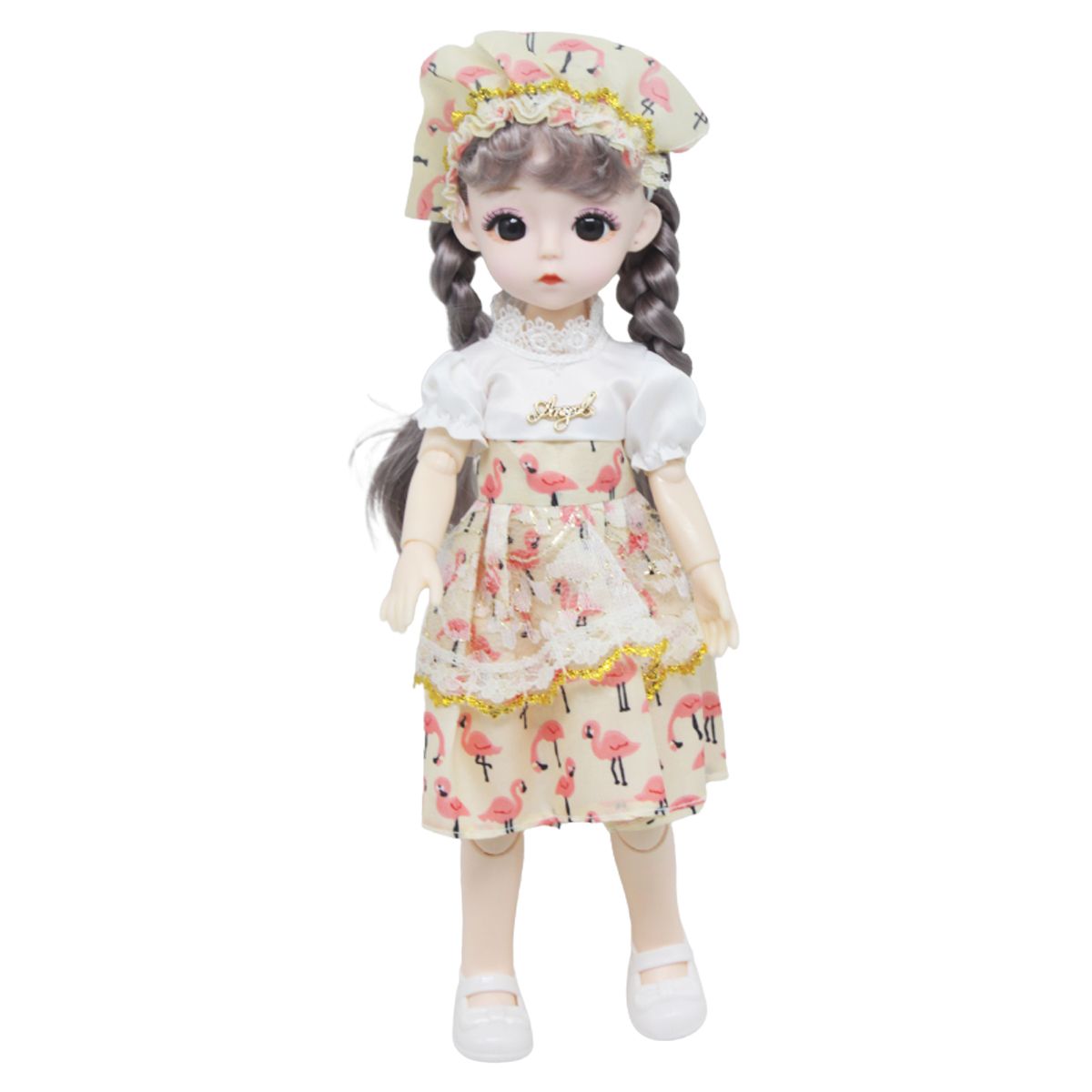 Кукла шарнирная "My baby" в персиковом (28 см)