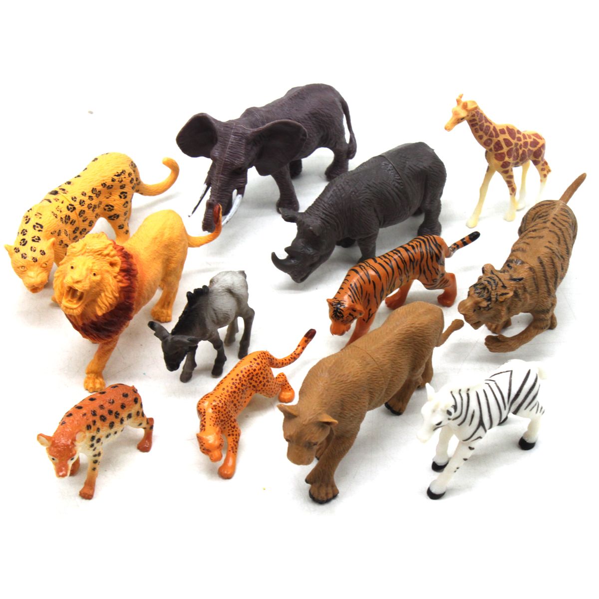 Набір тварин "Дикі тварини", 12 фігурок