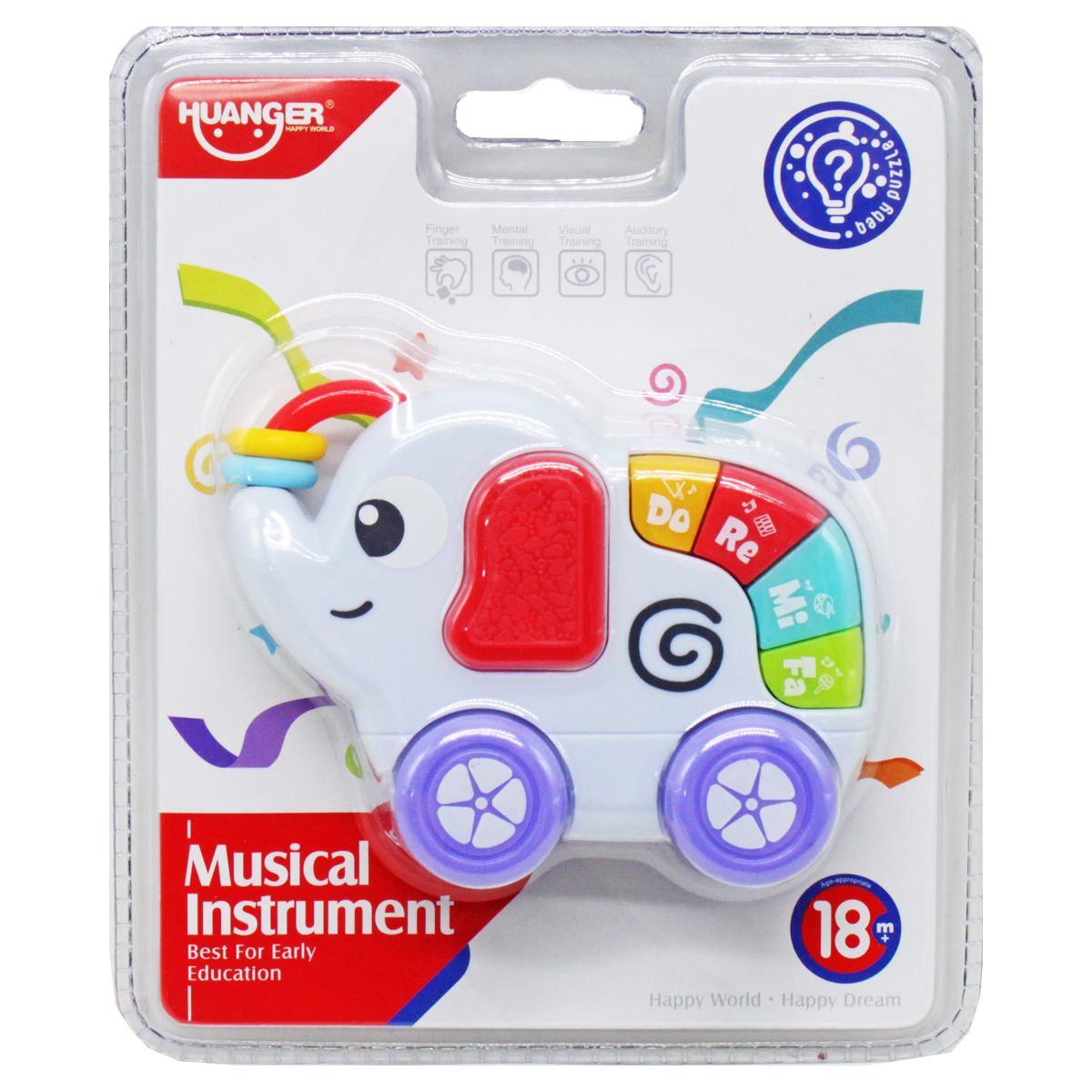 Музична іграшка для малюків "Веселе слоненя"