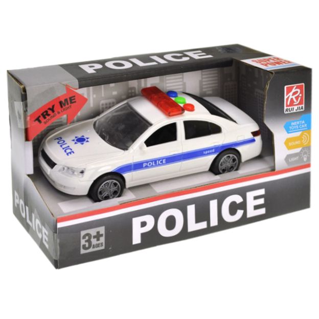 Машинка инерционная "Полиция", свет, звук