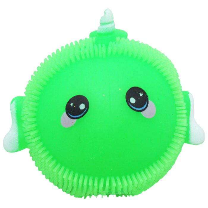 Іграшка-антистрес "Нарвал", світло (зелений)
