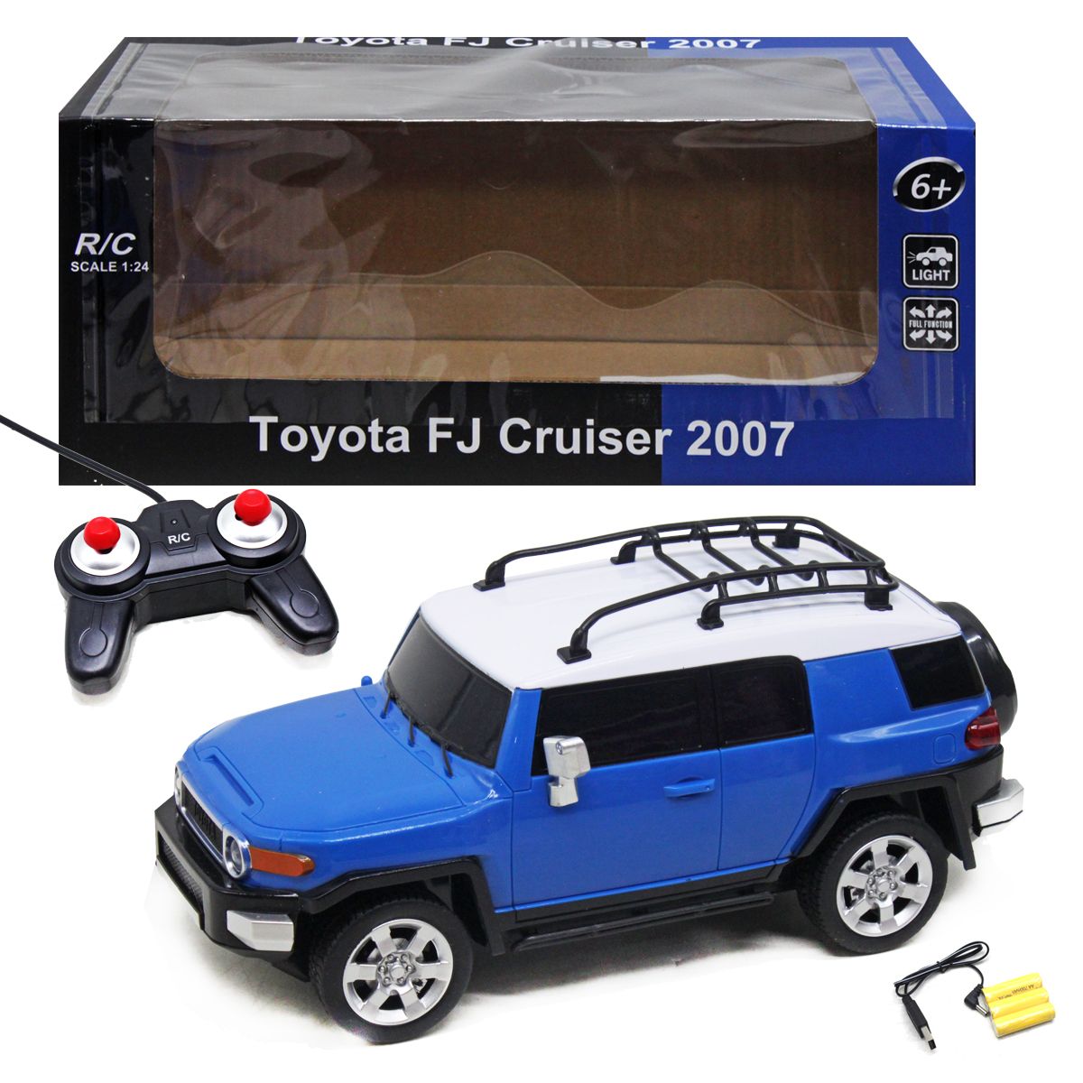 Машинка на радіокеруванні "Toyota FJ Cruiser 2007" (синя)