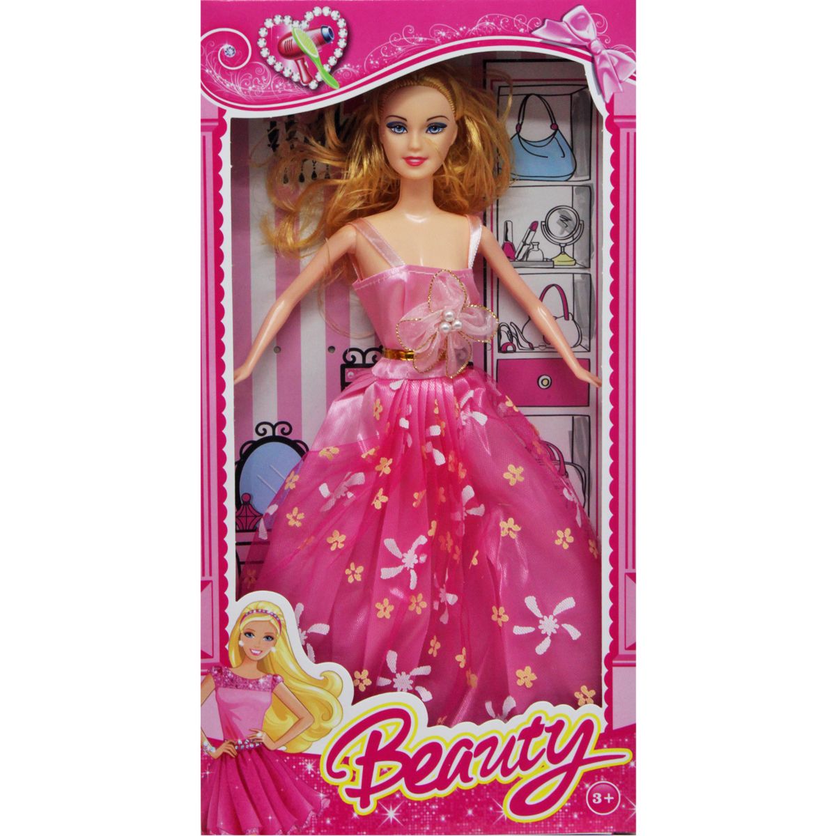 Кукла "Beauty" в розовом, 28 см (вид 3)