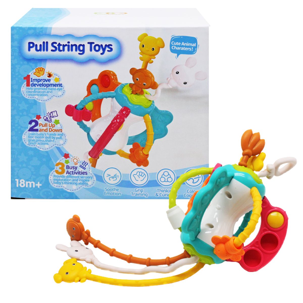 Игрушка-погремушка "Pull String Toys"