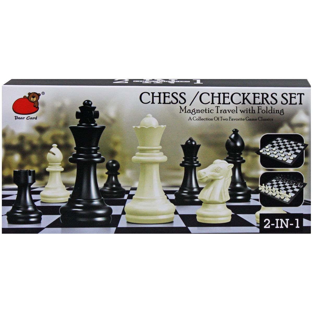 Настільна гра 2в1 "Шахмати + шашки"