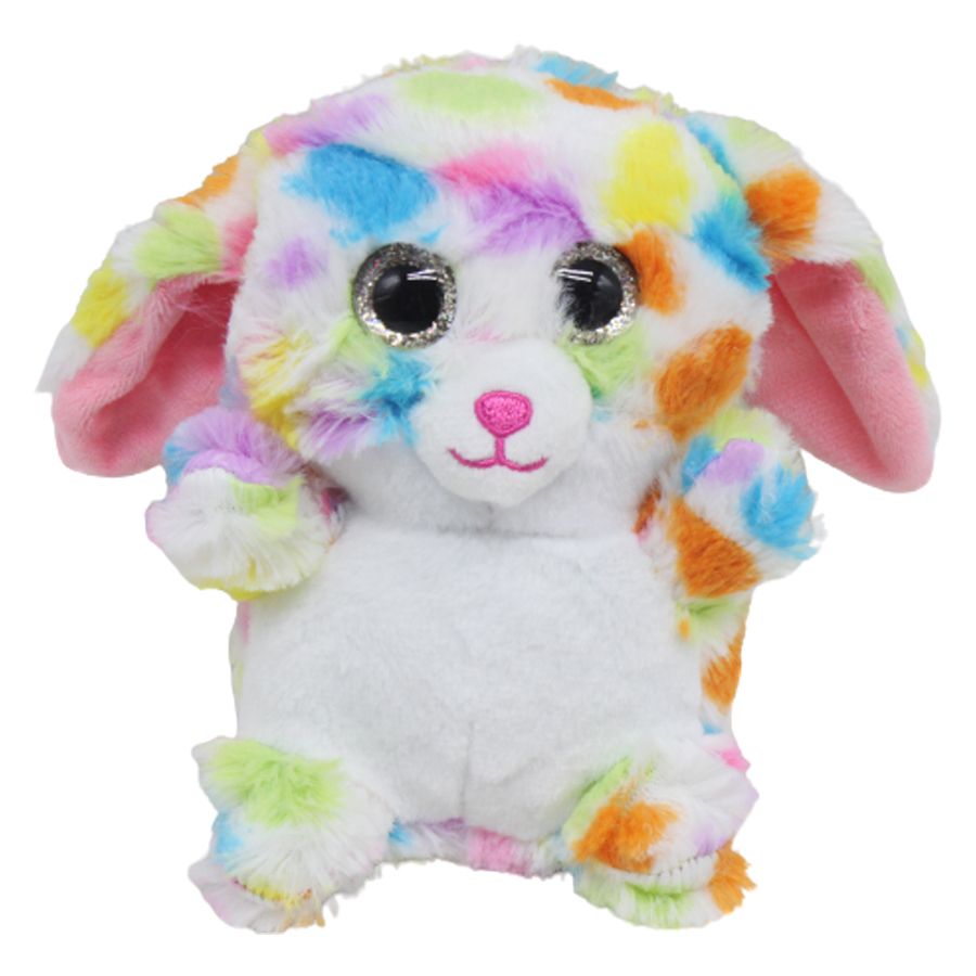Мʼяка іграшка-глазастик "Кролик" різнокольоровий