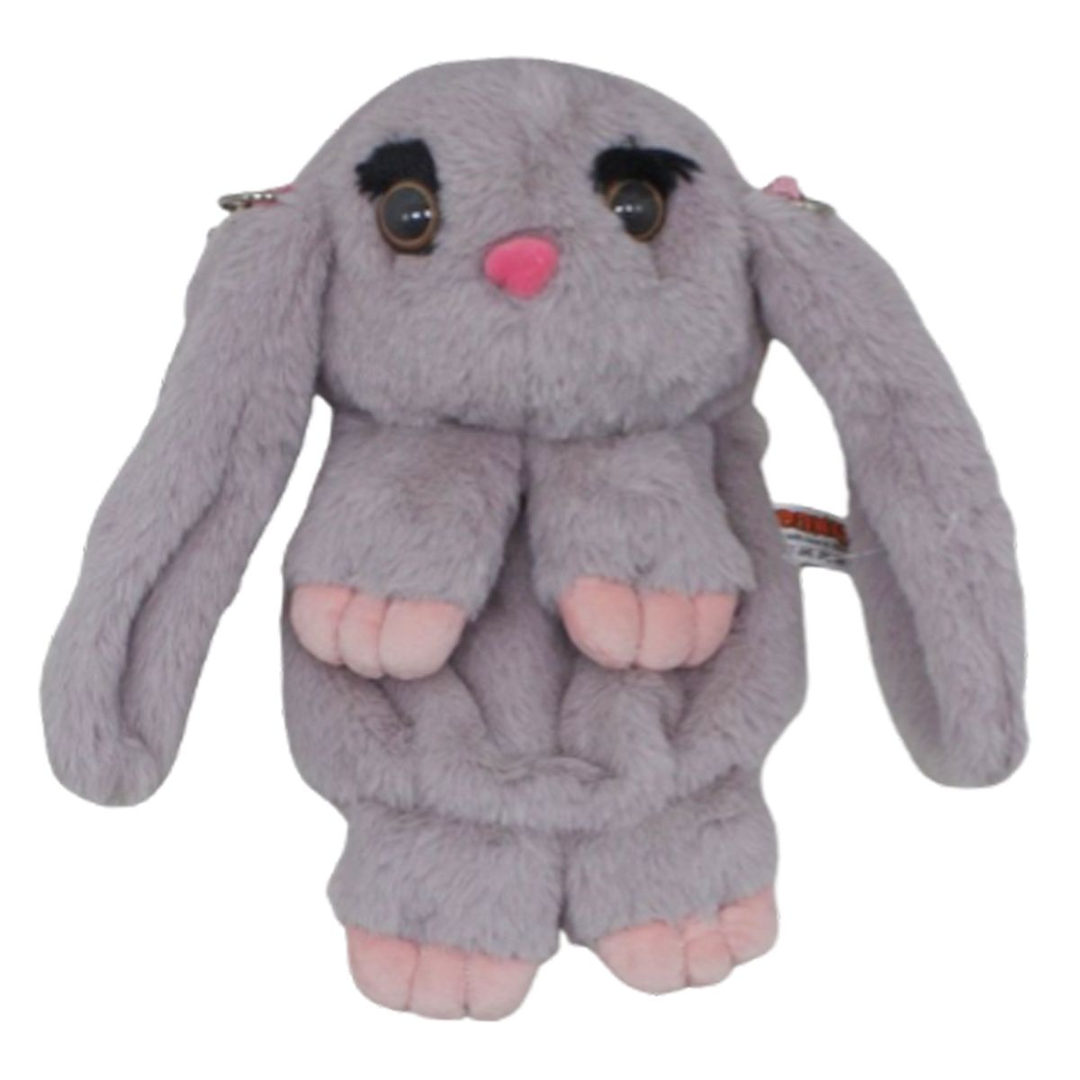 Мʼяка іграшка-рюкзак "Кролик" (бузковий)