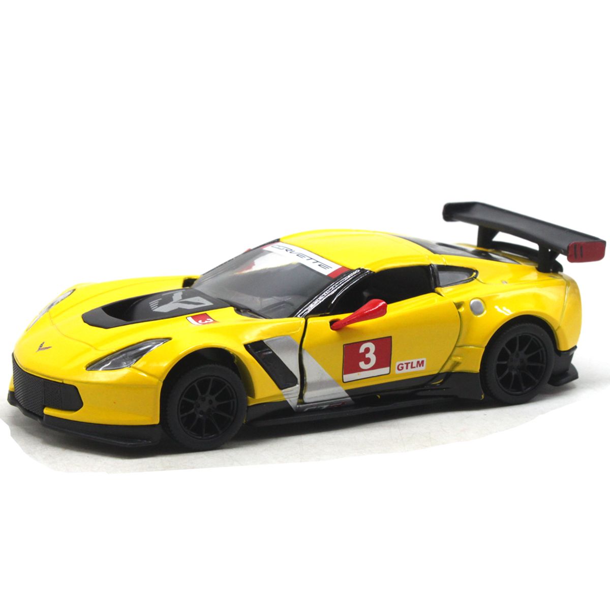 Машинка металева "Chevrolet Corvette C7 2016", жовтий фото 1 Машинка металева "Chevrolet Corvette C7 2016", жовтий фото 1