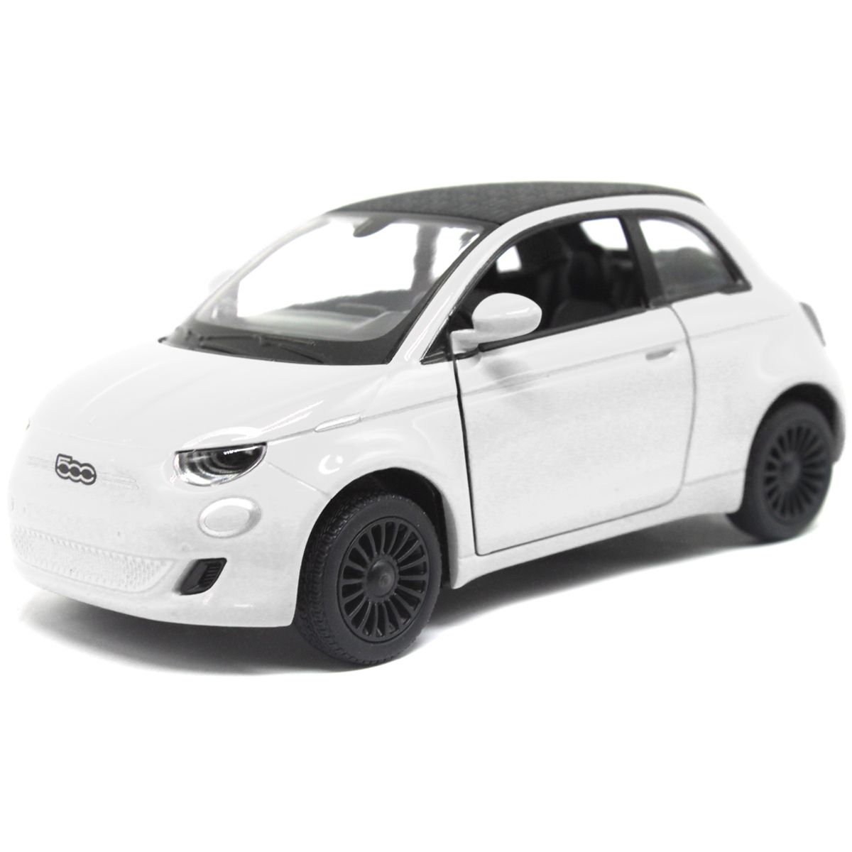 Машинка металева "Fiat 500E", білий