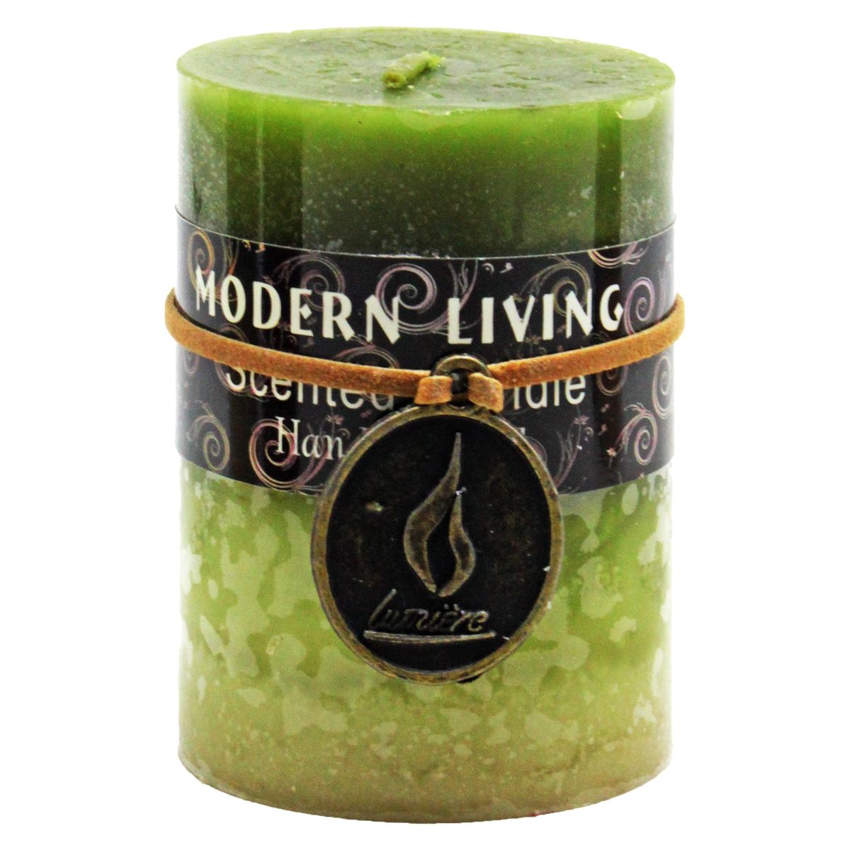 Свічка ароматизована "Modern living", зелена
