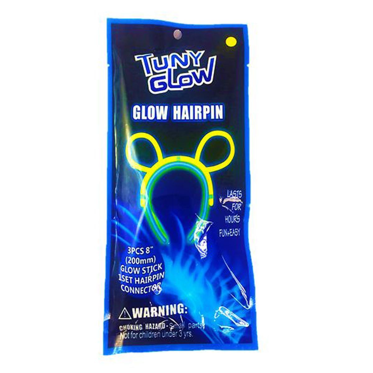 Уценка.  Неоновый ободок Glow Hairpin Ушка - Не товарный вид