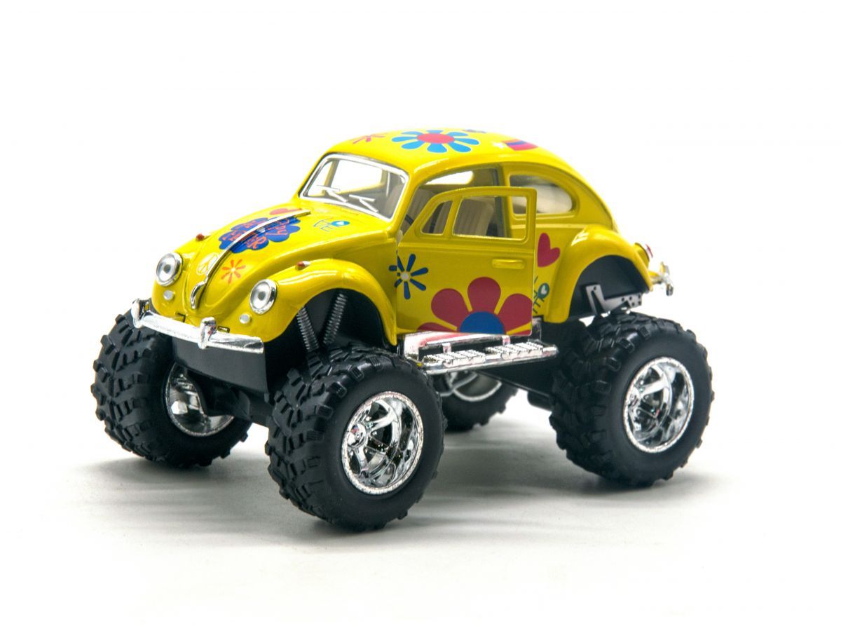 Уцінка. Машинка KINSMART "Volkswagen Beetle Off-Road" (жовта) - Пошкоджена упаковка Уцінка. Машинка KINSMART "Volkswagen Beetle Off-Road" (жовта) - Пошкоджена упаковка