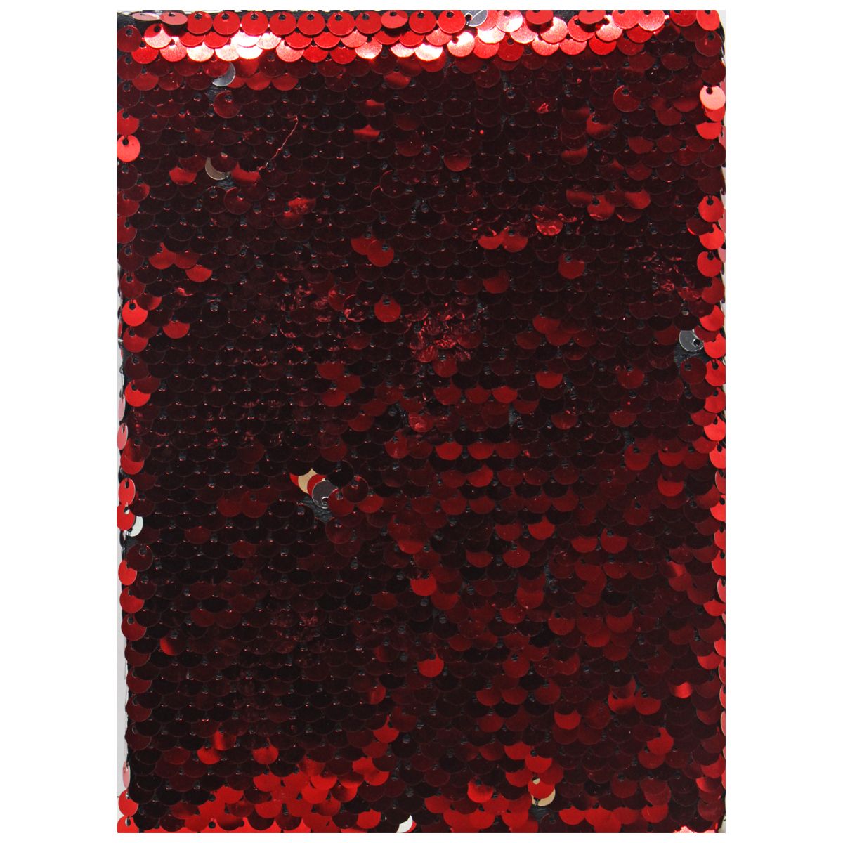 Блокнот "Паєтки", в клітинку (червоний)