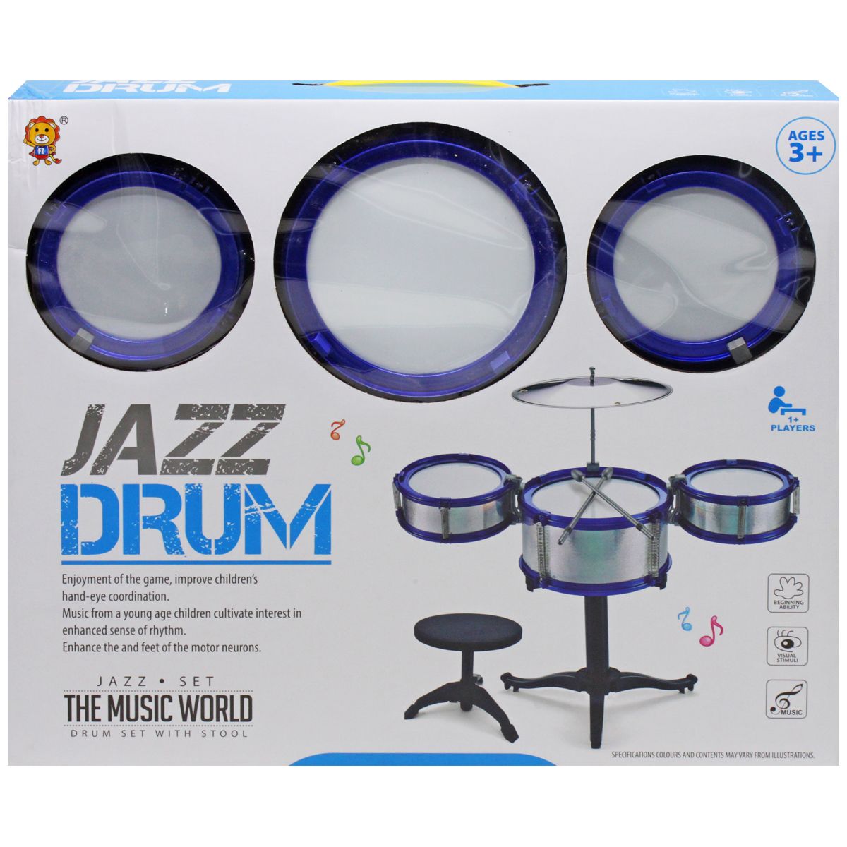 Барабанная установка "Jazz Drum Set", микс видов