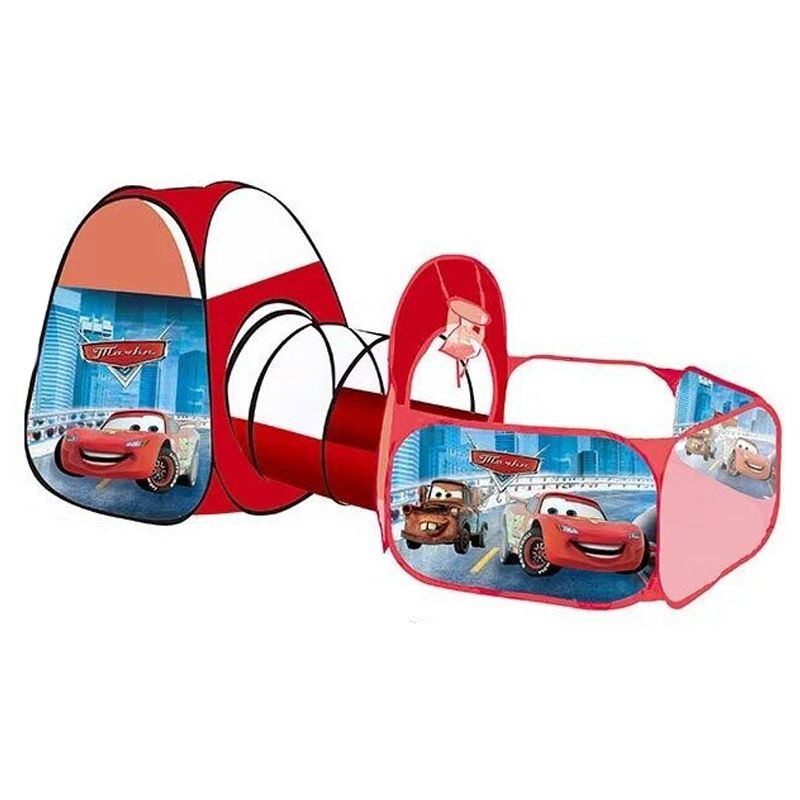 Палатка-манеж для детей "Cars", с тоннелем